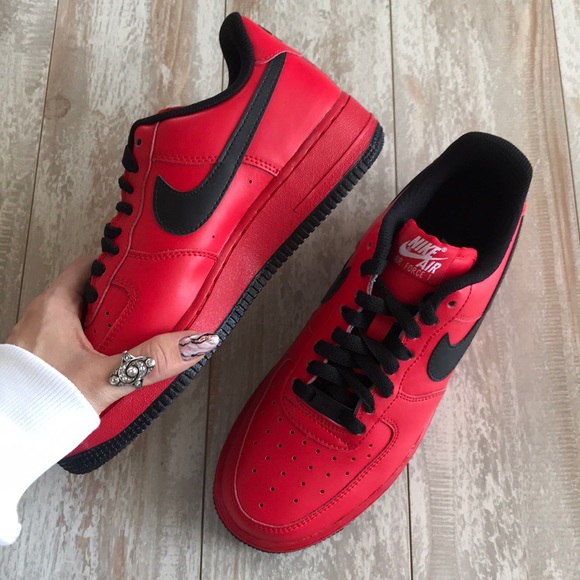 NWTNike ID Air Force 1 Custom Red On Black! - Picture 7 of 7